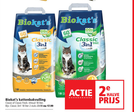 Biokat   kattenbakvulling folder aanbieding bij  Welkoop - details