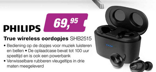 Philips   oortelefoon folder aanbieding bij  EP Electronic Partner - details