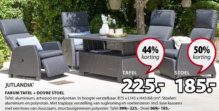 Jutlandia   loungeset folder aanbieding bij  Jysk - details