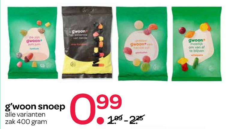 Gwoon   snoep folder aanbieding bij  Spar - details