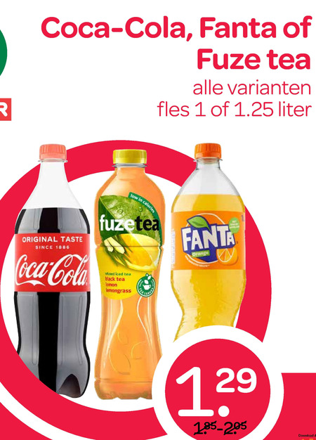 Coca-Cola   cola, ice tea folder aanbieding bij  Spar - details