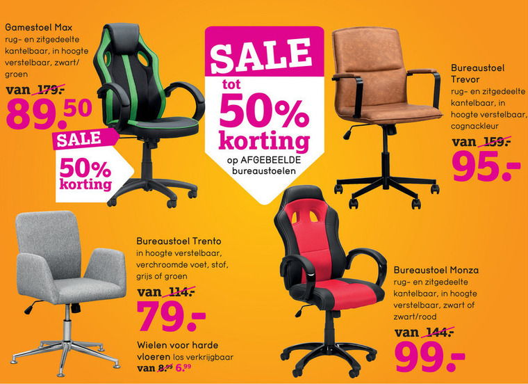 burostoel folder aanbieding bij -