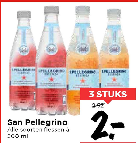 San Pellegrino   fruitdrank folder aanbieding bij  Vomar - details