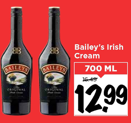 Baileys   likeur folder aanbieding bij  Vomar - details