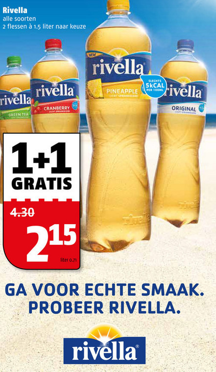 Rivella   frisdrank folder aanbieding bij  Poiesz - details