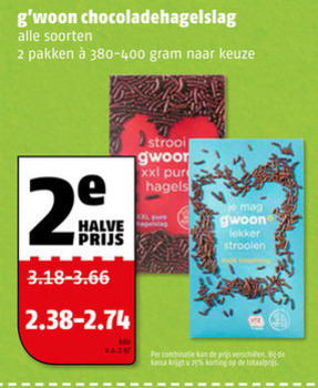 Gwoon   hagelslag folder aanbieding bij  Poiesz - details