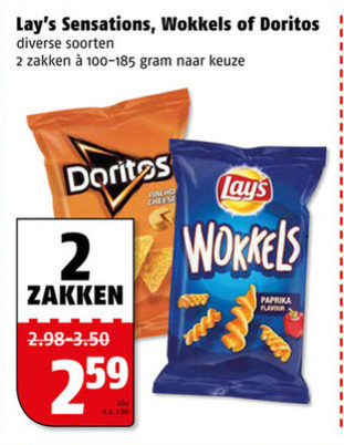 Lays   zoutje, chips folder aanbieding bij  Poiesz - details