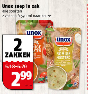 Unox   soep folder aanbieding bij  Poiesz - details