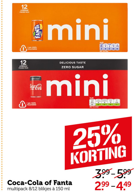 Fanta   cola, frisdrank folder aanbieding bij  Coop - details