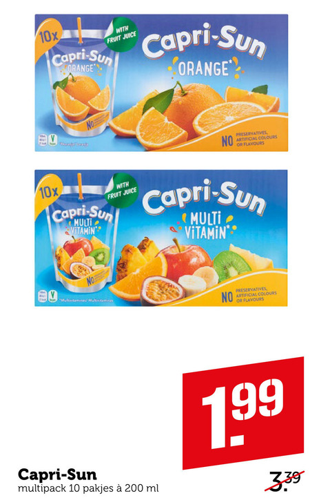 Capri-Sun   fruitdrank folder aanbieding bij  Coop - details