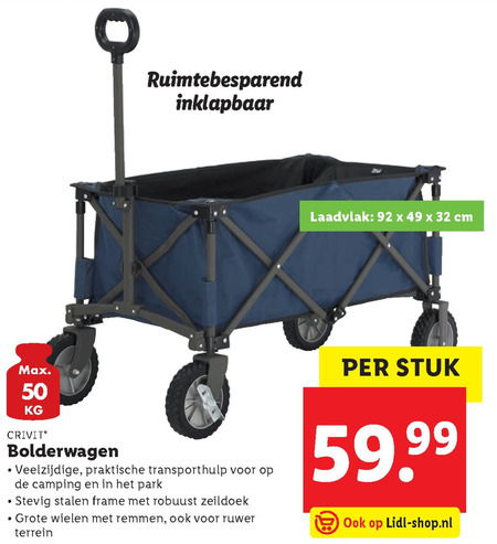 bolderkar aanbieding bij details