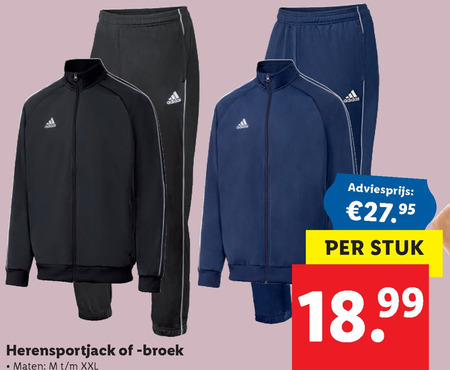 Uitrusten Vruchtbaar Schelden Adidas heren sport jack folder aanbieding bij Lidl - details