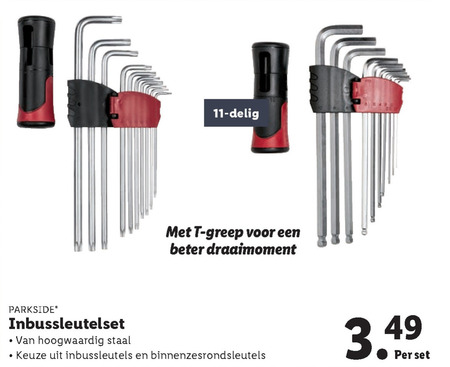 Parkside   inbussleutel folder aanbieding bij  Lidl - details