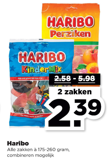 Haribo   snoep folder aanbieding bij  Plus - details