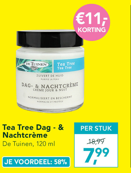 De Tuinen Huismerk   dagcreme, nachtcreme folder aanbieding bij  Holland & Barrett - details