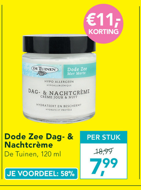 De Tuinen Huismerk   dagcreme, nachtcreme folder aanbieding bij  Holland & Barrett - details