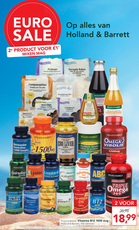 Holland and Barrett   voedingssupplement folder aanbieding bij  Holland & Barrett - details