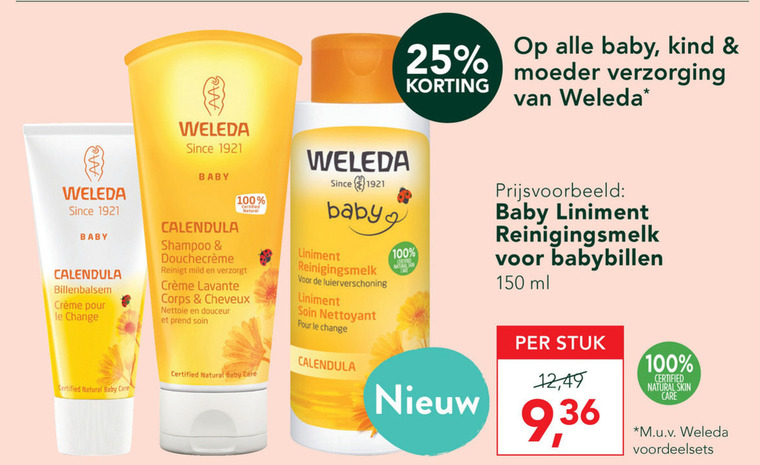 Weleda   gezichtsverzorging, babyshampoo folder aanbieding bij  Holland & Barrett - details