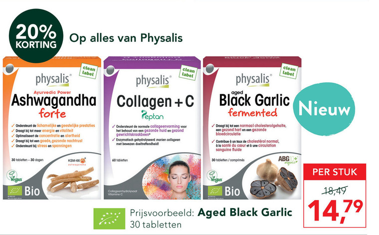 physalis   voedingssupplement folder aanbieding bij  Holland & Barrett - details