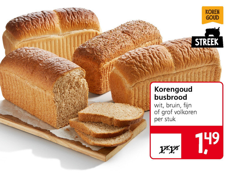 Korengoud   brood folder aanbieding bij  Jan Linders - details