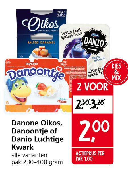 Danone   kindertoetjes, kwark folder aanbieding bij  Jan Linders - details