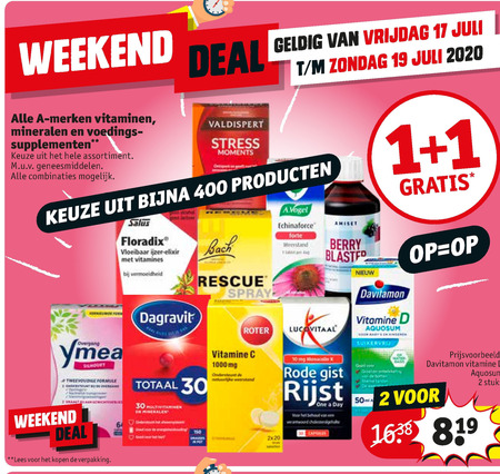 boot omverwerping januari Alle merken vitamine, voedingssupplement folder aanbieding bij Kruidvat -  details