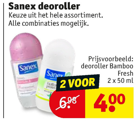 Sanex   deodorant folder aanbieding bij  Kruidvat - details