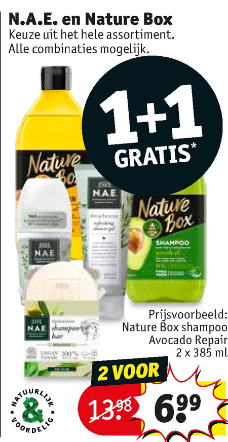 N.A.E.   douchegel, shampoo folder aanbieding bij  Kruidvat - details