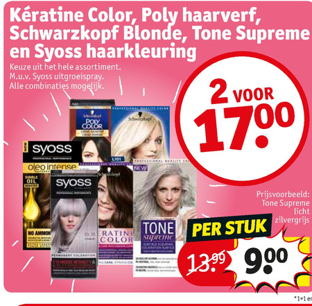 Poly Color   haarkleuring folder aanbieding bij  Kruidvat - details