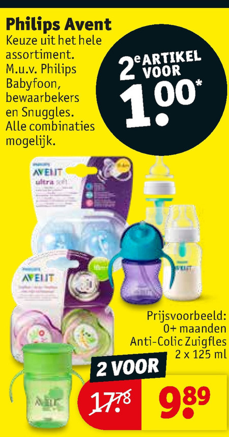 Avent flesspeen, babyflesje aanbieding - details