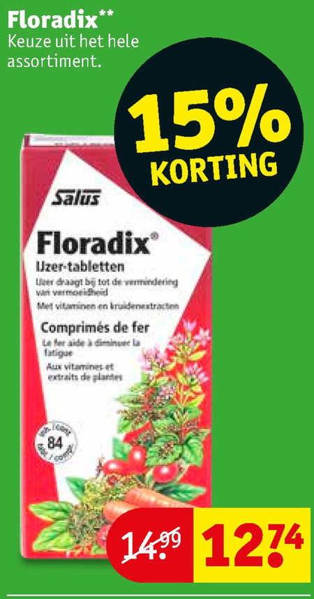 Salus   voedingssupplement folder aanbieding bij  Kruidvat - details