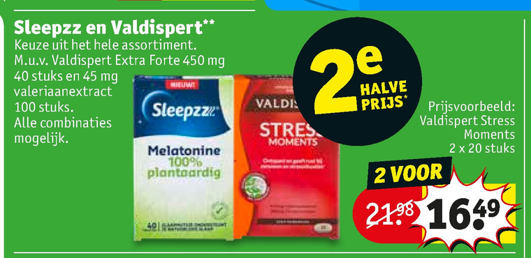 Sleepzz   voedingssupplement folder aanbieding bij  Kruidvat - details