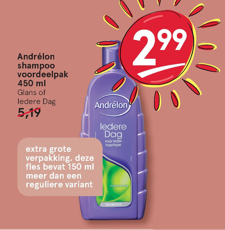 Andrelon   shampoo folder aanbieding bij  Etos - details