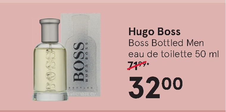 Hugo Boss   eau de toilette folder aanbieding bij  Etos - details