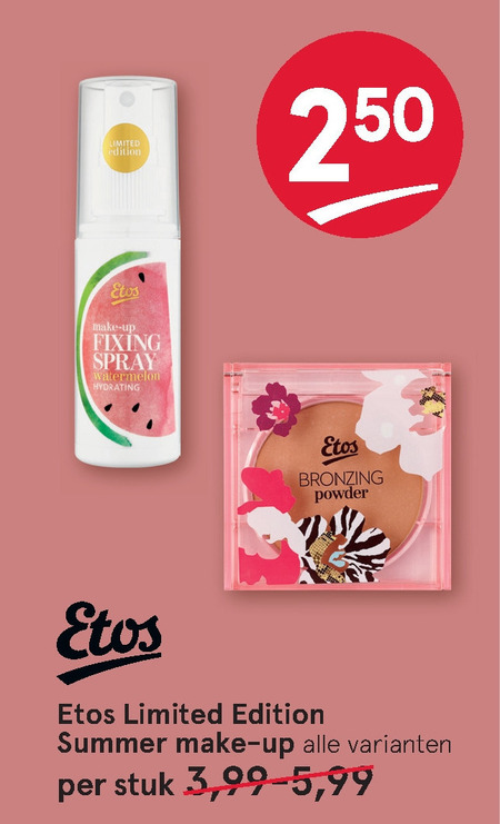 Etos Huismerk   cosmetica folder aanbieding bij  Etos - details