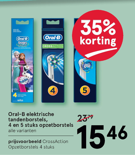 Braun Oral-B   opzetborstel, electrische tandenborstel folder aanbieding bij  Etos - details