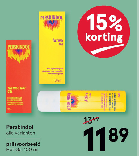 Perskindol   spierbalsem folder aanbieding bij  Etos - details