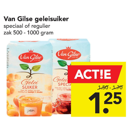 Van Gilse   geleisuiker folder aanbieding bij  Deen - details