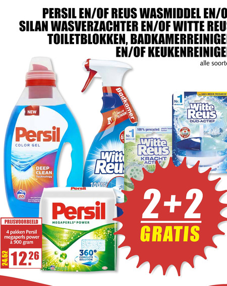 Persil   wasmiddel folder aanbieding bij  MCD Supermarkt Basis - details