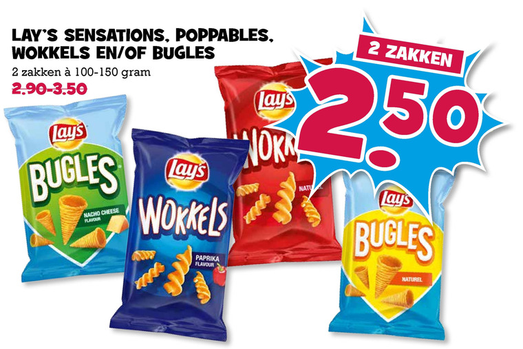 Lays   zoutje, chips folder aanbieding bij  Boons Markt - details