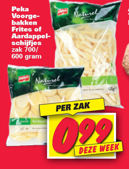 peka   patat, aardappelschijfjes folder aanbieding bij  Nettorama - details