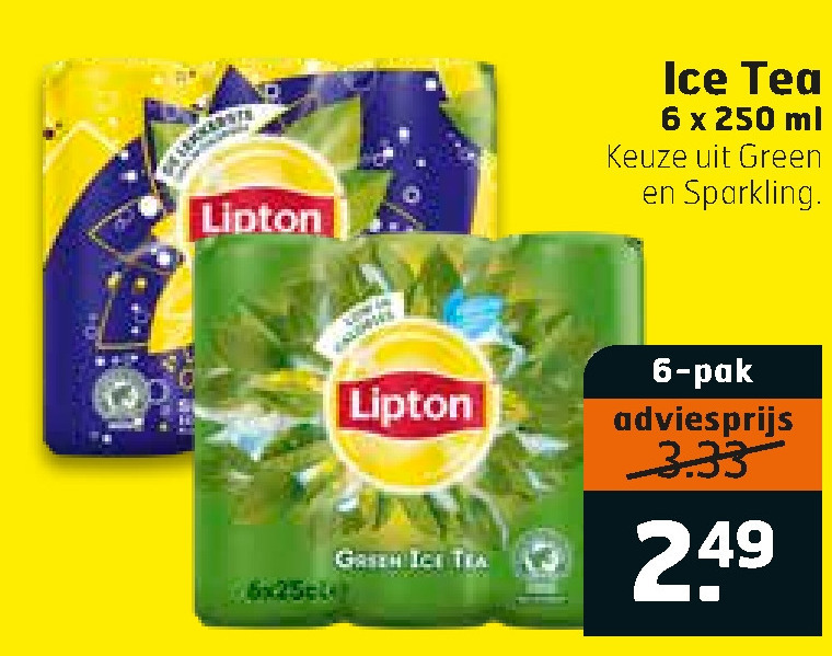 Lipton   ice tea folder aanbieding bij  Trekpleister - details