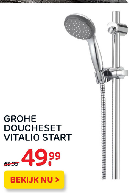 Grohe doucheset folder bij - details