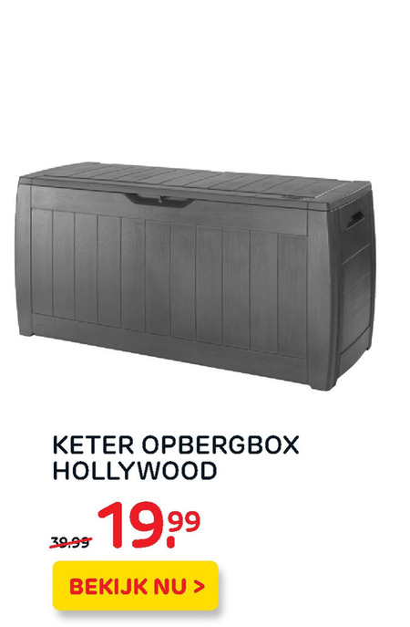 Keter   tuinstoelkussenbox folder aanbieding bij  Praxis - details