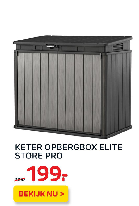 Keter   tuinstoelkussenbox folder aanbieding bij  Praxis - details