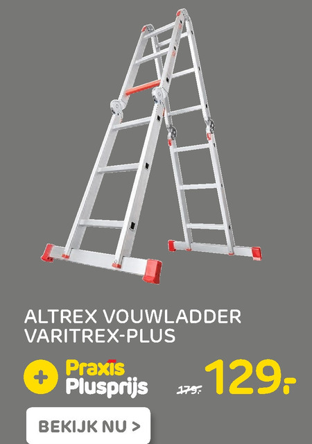 Altrex   vouwladder folder aanbieding bij  Praxis - details