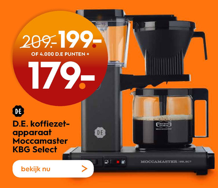 Moccamaster   koffiezetapparaat folder aanbieding bij  Blokker - details