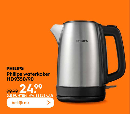 Philips waterkoker aanbieding bij Blokker details