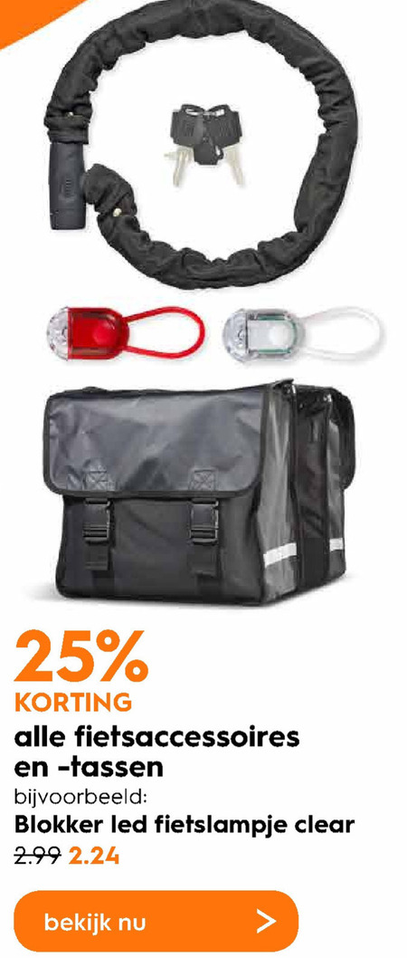 Blokker Huismerk   fietspomp, fiets accessoires folder aanbieding bij  Blokker - details