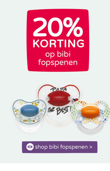 Bibi   fopspeen folder aanbieding bij  Prenatal - details